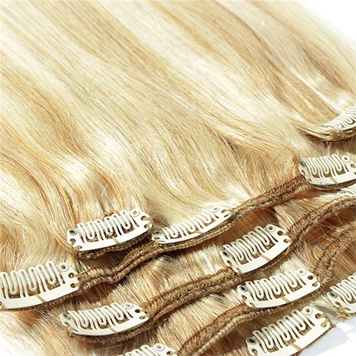 Clip In Hair Extensions Blonde